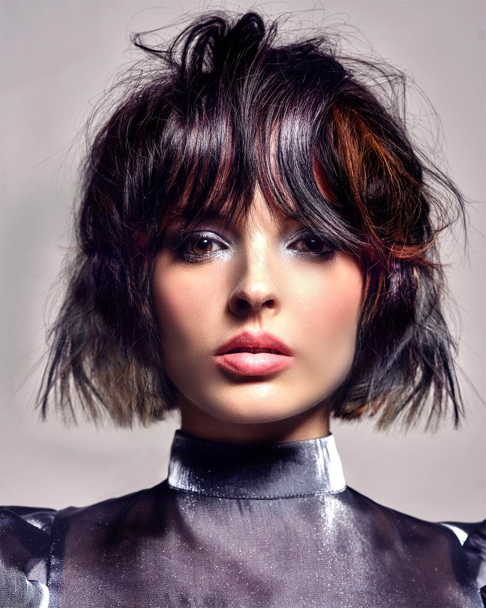 Purple Textured Bob - Claire Morley & Stephen Chapman - BHA North Eastern Hairdresser of the Year 2026 Finalist Collection